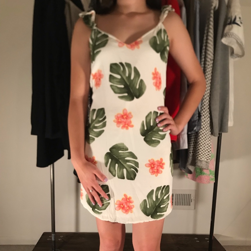 Mini Palm Tree Summer Dress
